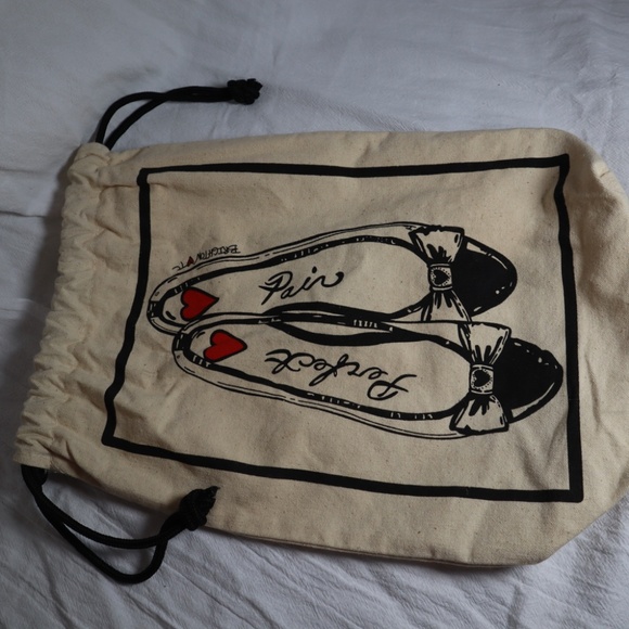Brighton Drawstring Dust Bag for Shoes "Perfect Pair" - Picture 2 of 3